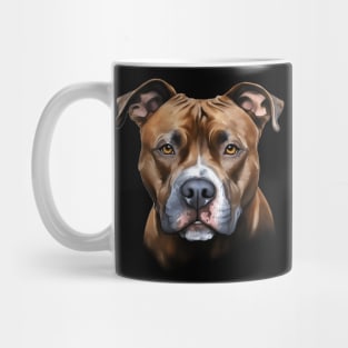 American Pitbull Terrier Dog Portrait Mug